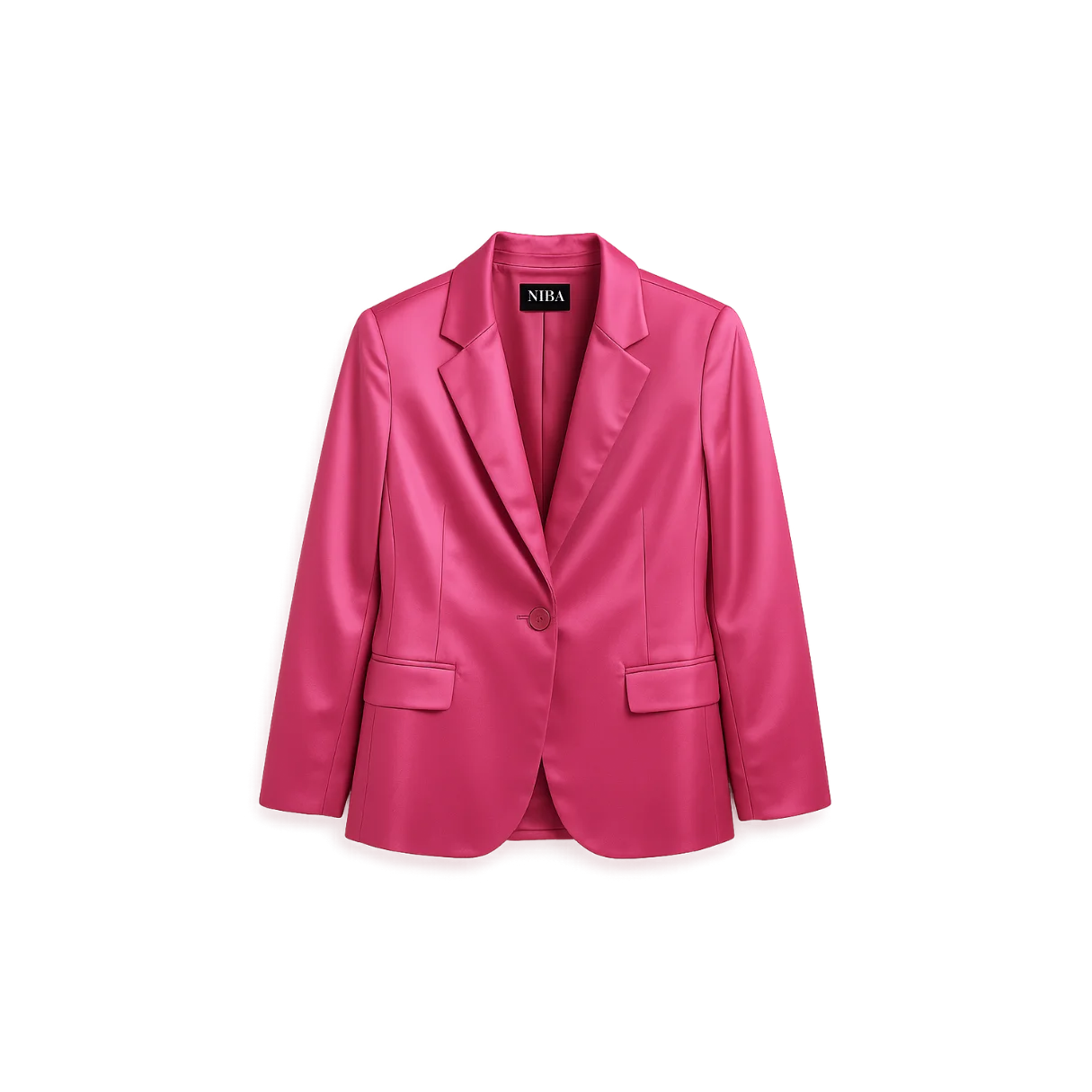 Pink jacket with a NIBA label